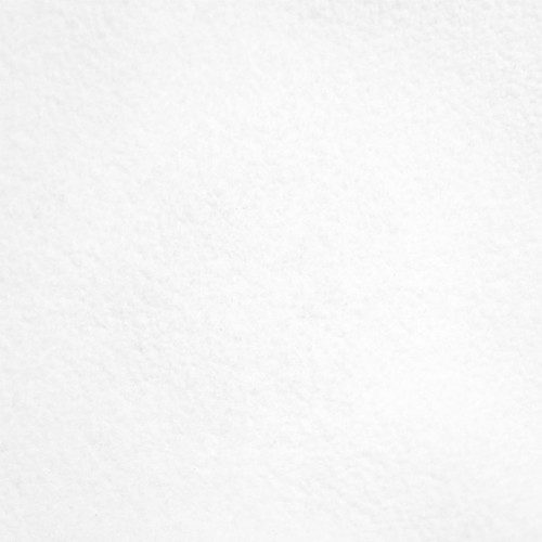 Lähikuva Westcott Wrinkle-Resistant Backdrop -taustakankaasta, valkoinen (270 x 300 cm), jossa näkyy sen tasainen, kuvioitu pinta, jossa on hienovaraisia varjoja ja hieman epätasainen, kangasmainen pinta.