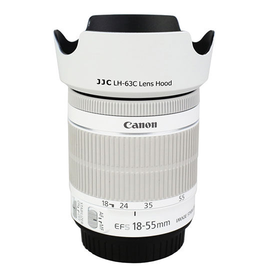 JJC EW-63C Canon -vastavalosuoja Valkoinen