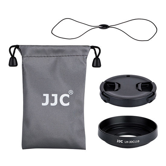 JJC LH-DC110 Canon G1X Mark III lens hood and stopper