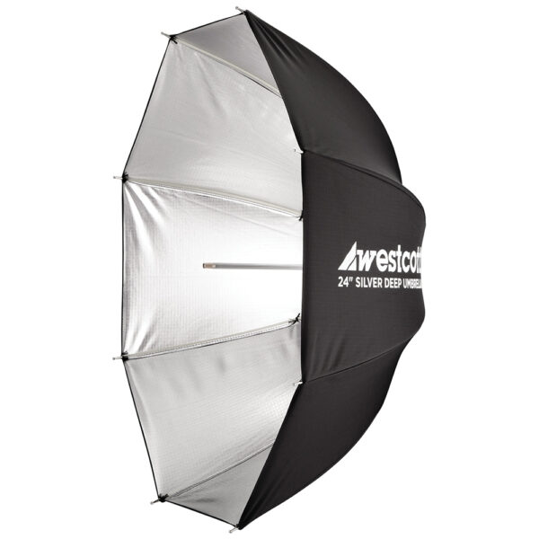 Westcott Deep Umbrella - Silver Bounce (61 cm)