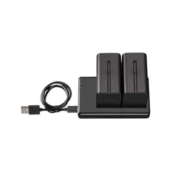 Westcott NP-F970 Dual Battery Pack with Charger (L-Series 7,4V 6600mAh 48,8Wh)