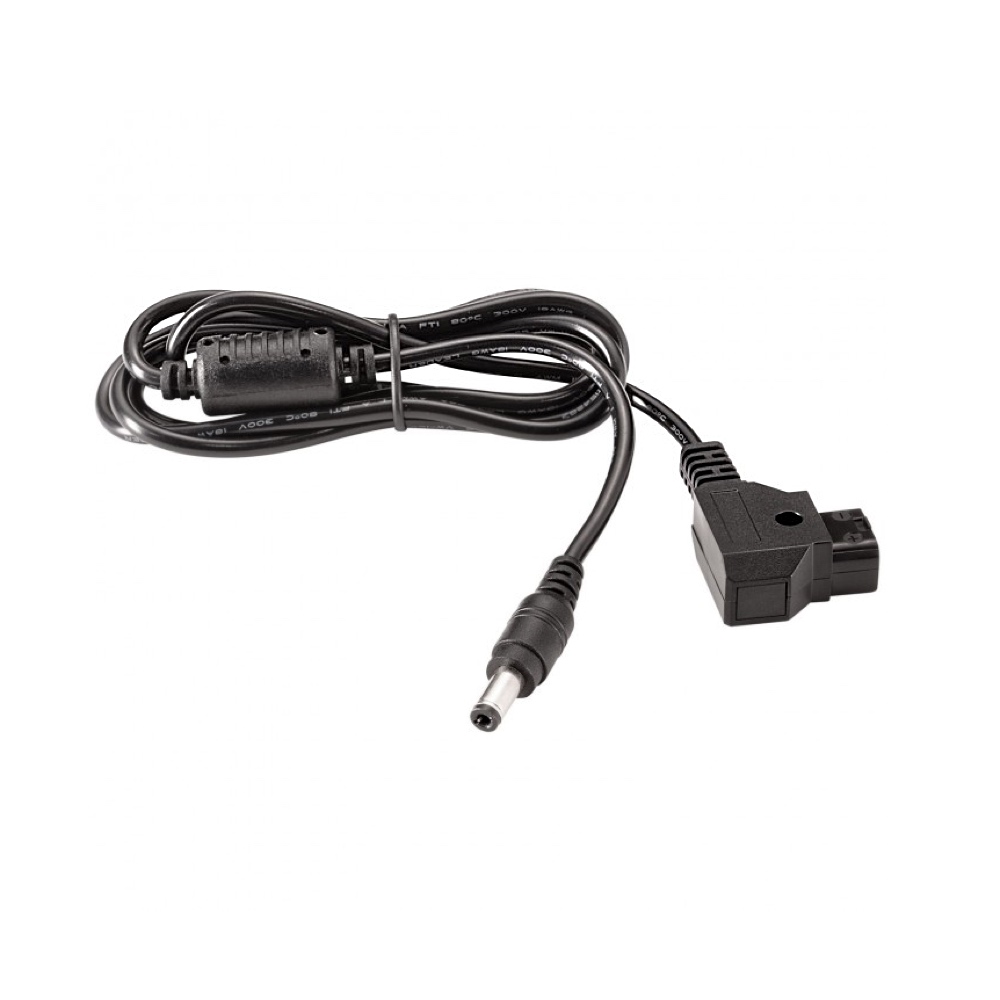 Westcott L60-B D-Tap to Barrel -virtakaapeli on musta kaapeli, jonka toisessa päässä on D-Tap-liitin ja toisessa päässä tynnyripistoke.