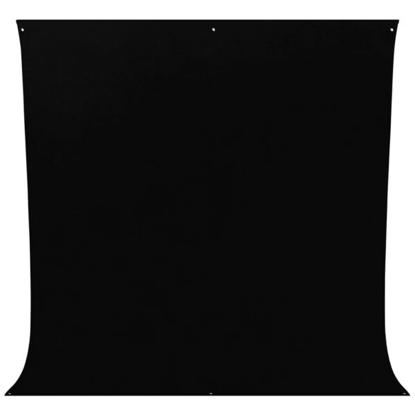 Westcott Wrinkle-Resistant Backdrop - Rich Black (2,7 x 3 m)