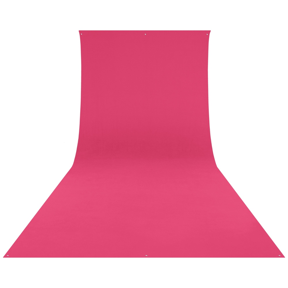 Westcott Wrinkle-Resistant Backdrop tummanpinkki (2,7 x 6,1 m) tarjoaa saumattoman, elinvoimaisen taustan, joka ulottuu seinää pitkin ja lattian poikki, luoden sileän pinnan, joka sopii erinomaisesti valokuvausstudioihin.