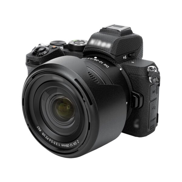 JJC HB-112 -vastavalosuoja (Nikon Z DX 12-28mm f/3.5-5.6 PZ VR)