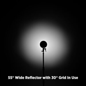 Westcott 55 Degree Wide Umbrella Reflector with Honeycomb Grids (Bowens Mount)