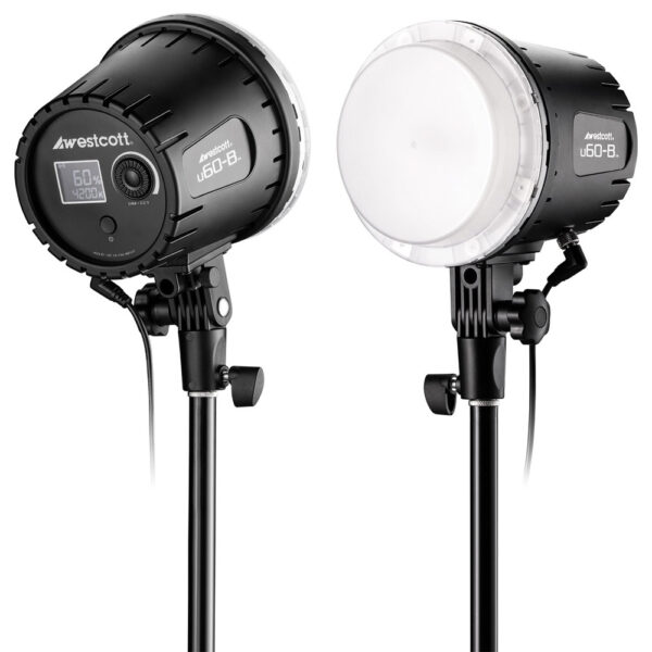 1707393988_720 Westcott U60-B Bi-Color LED 3-Light Softbox Kit -LED softbox‑studiokitti