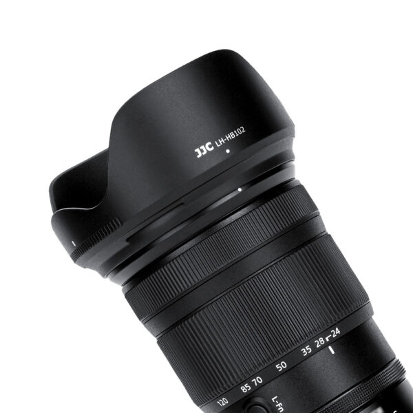 1745329223_437 JJC LH-HB102 -vastavalosuoja (Nikon Z 24-120mm f/4 S, Z 28-400mm f/4-8 VR)