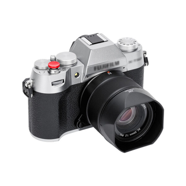 JJC LH-JXF35F2 -vastavalosuoja (Fuji XC 35mm f/2, XF 23mm f/2 R WR, XF 35mm f/2 R WR)