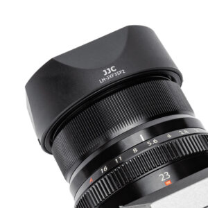 JJC LH-JXF35F2 -vastavalosuoja (Fuji XC 35mm f/2, XF 23mm f/2 R WR, XF 35mm f/2 R WR)