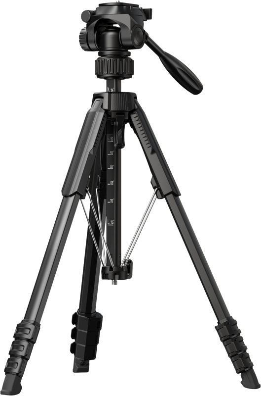 The SmallRig 5351 Stalite AP-21 Portable Photo Tripod is a black adjustable camera tripod with a tilting head, three extendable legs with locks, and a handle for easy maneuverability. The photo shows it upright against a light background.