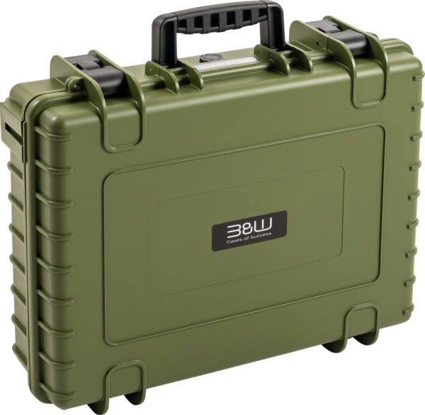 B&W Outdoor Cases Type 6040 / Bronze green (pre-cut foam)