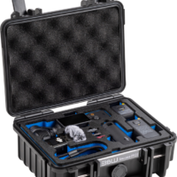 B&W Outdoor Case Type 500 for DJI Osmo Pocket 3 Creator Combo, Black