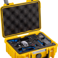 B&W Outdoor Case Type 500 for DJI Osmo Pocket 3 Creator Combo, Yellow