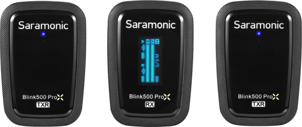 800q-02_128158 Saramonic Blink 500 ProX B2R 2.4GHz Dual-Channel Wireless Microphone System with Charging Case