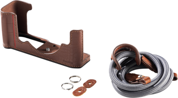 SmallRig 5096 Leather Case Kit for Nikon Z f Brown