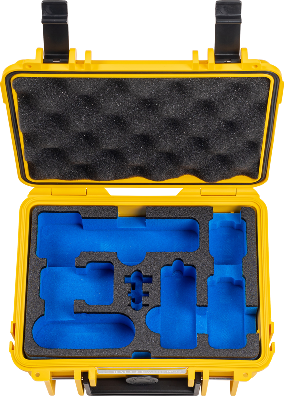 B&W Outdoor Case Type 500 for DJI Osmo Pocket 3 Creator Combo, Yellow