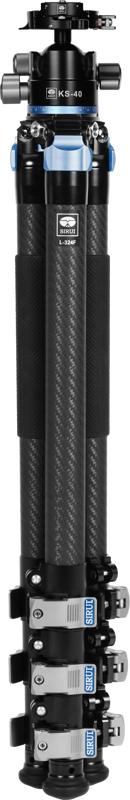 Sirui L-324F + KS-40 Hiilikuitujalusta ja Kuulapää