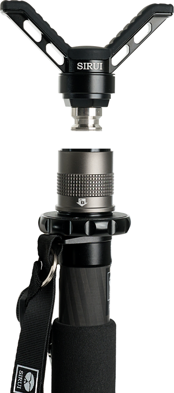 800q-03_130934 Sirui Monopod (Carbon) Kit with Quick Release and Gun Clamp