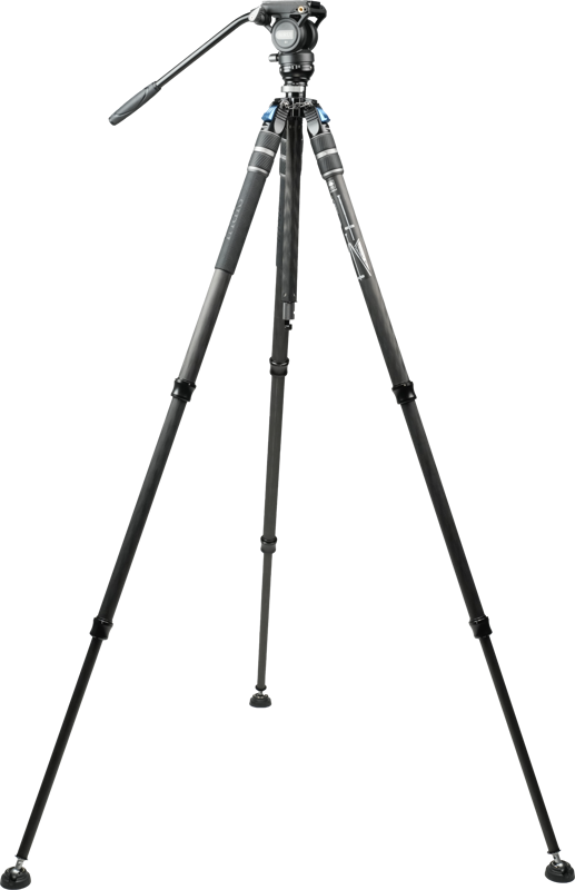 800q-03_132693 Sirui One Step Height Adjustment Carbon Video Tripod Kit SVS60 + S3