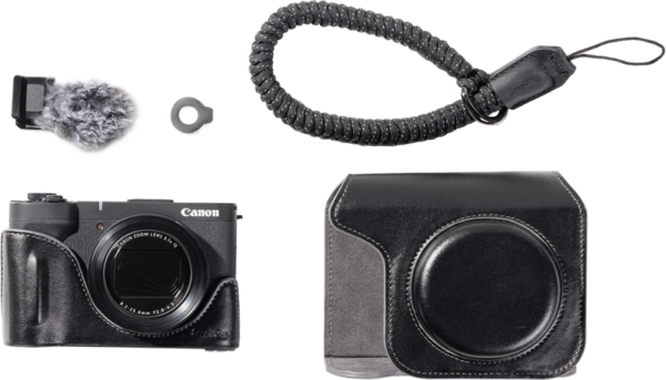 SmallRig 5385 Leather Case Kit for Canon PowerShot V1 Black