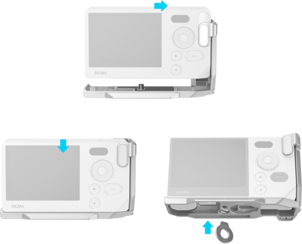 SmallRig 5390 L-Shaped Mount Plate with Handle for Sigma BF Silver