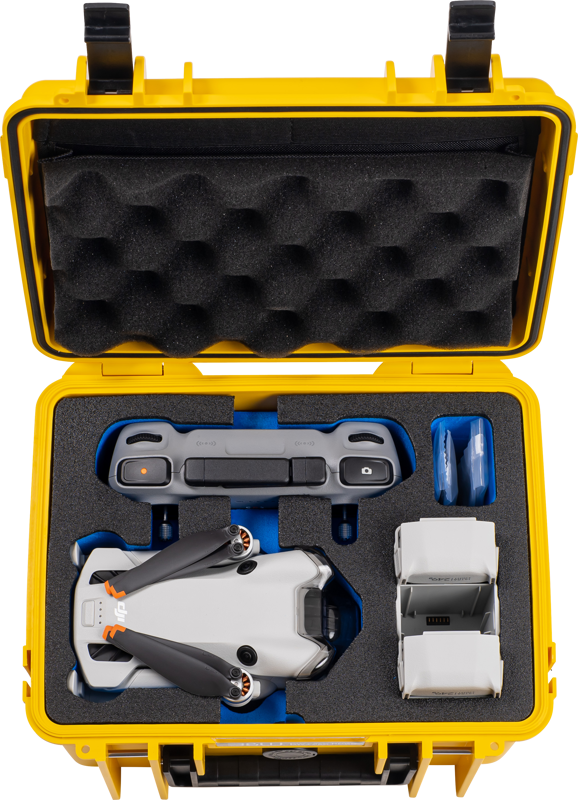 B&W Outdoor Cases Type 2000 for DJI Mini 4 Pro / Yellow