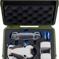 B&W Outdoor Cases Type 2000 for DJI Mini 4 Pro / Bronze Green