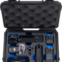 B&W Outdoor Case Type 500 for DJI Osmo Pocket 3 Creator Combo, Black
