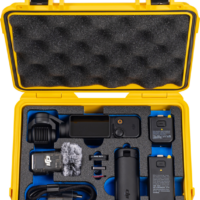 B&W Outdoor Case Type 500 for DJI Osmo Pocket 3 Creator Combo, Yellow
