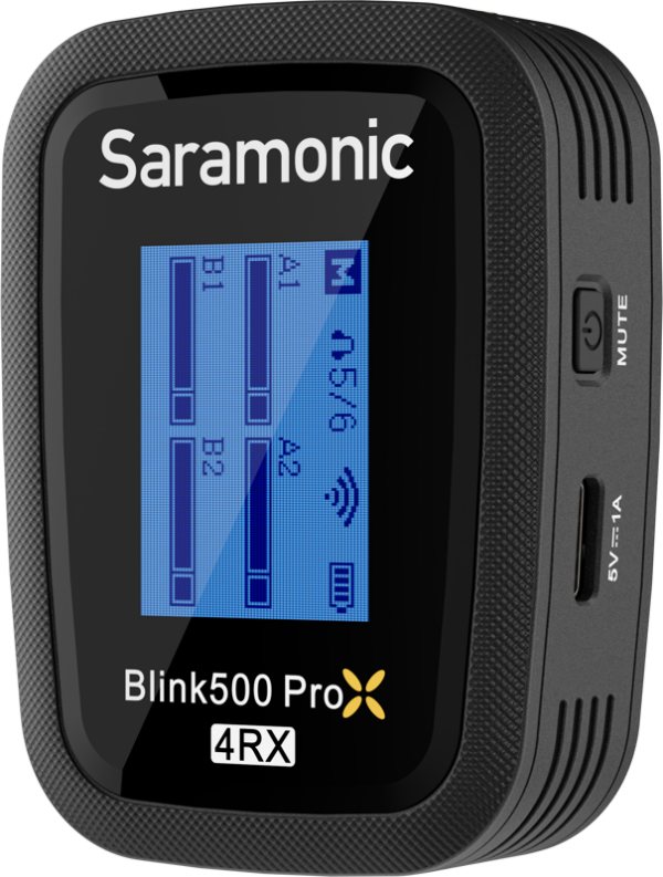 800q-04_128739 Saramonic Blink 500 Pro B8 2.4GHz 4-Ch Wireless Microphone System with Case and Onboard recording