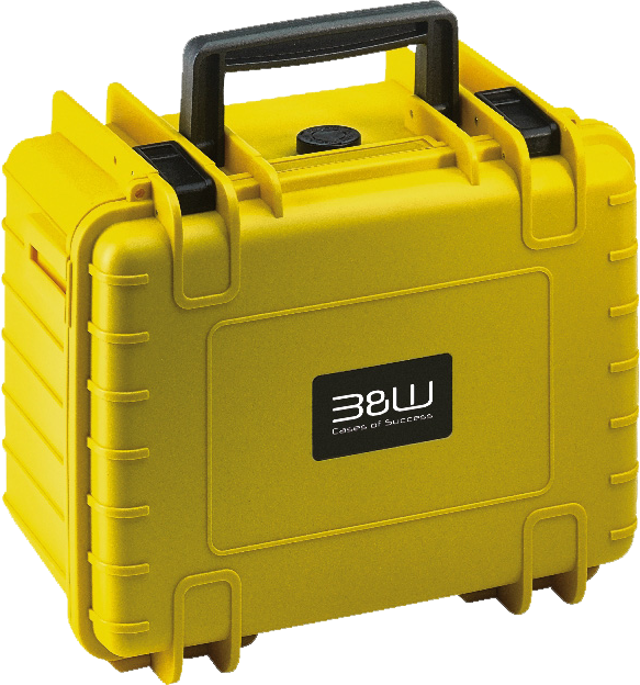 B&W Outdoor Cases Type 2000 for DJI Mini 4 Pro / Yellow