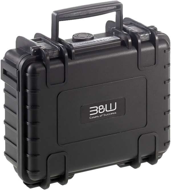 B&W Outdoor Case Type 500 for DJI Osmo Pocket 3 Creator Combo, Black