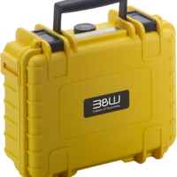 B&W Outdoor Case Type 500 for DJI Osmo Pocket 3 Creator Combo, Yellow