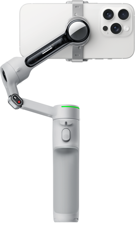 Insta360 Flow 2 AI Tracker Bundle Stone Gray -gimbal