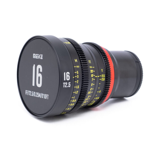 Meike MK 16mm t/2.5 Sony FE (Kunto K5, sis. ALV25.5%, Takuu 6kk) - Käytetty