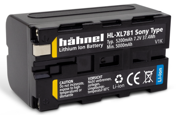 ähnel Battery Sony HL-XL781 / NP-F750 battery