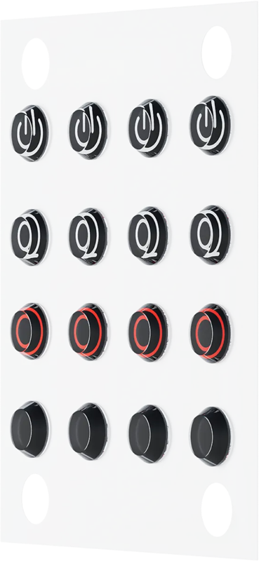 Insta360 Button Sticker Set -tarroja