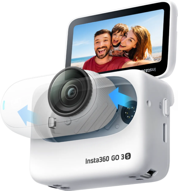 Insta360 GO 3S Action Pod＿Arctic White -actionkamera lisävaruste