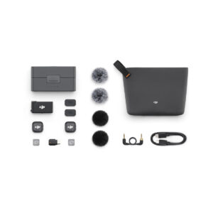 DJI Mic 3 (2 TX + 1 RX + latauskotelo) -langaton mikrofonijärjestelmä