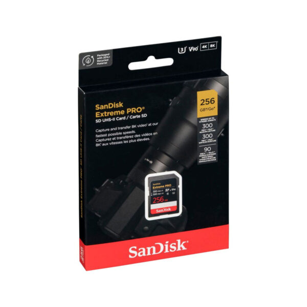 sandisk_300_256gb_02 SanDisk Extreme PRO SD UHS-II 300MB/s (V90) 256GB -muistikortti