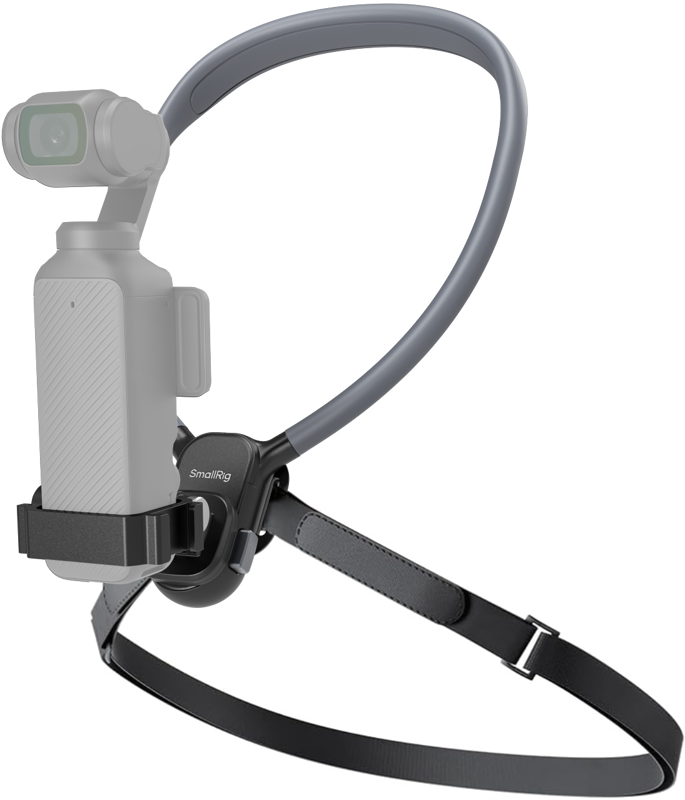 The SmallRig 5567 Quick Release Neck Strap for DJI Osmo Pocket 3 is a chest harness with adjustable straps designed to securely attach your DJI Osmo Pocket 3 for stable, hands-free shooting.