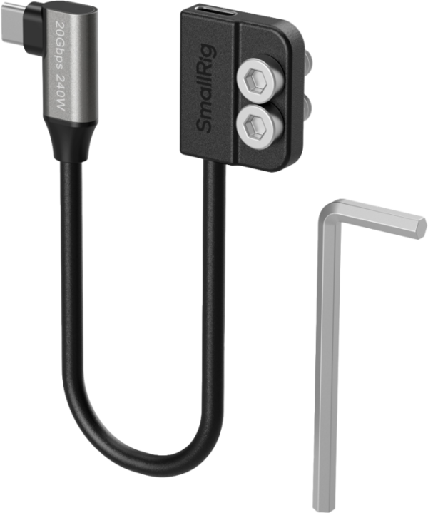 SmallRig 5595 USB-C tiedonsiirtokaapeli (uros → naaras)