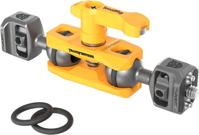 800q-03_134244 SmallRig 5522 Magic Arm Dual Ball Heads - BumbleBee Edition