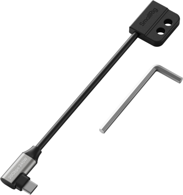 SmallRig 5595 USB-C tiedonsiirtokaapeli (uros → naaras)