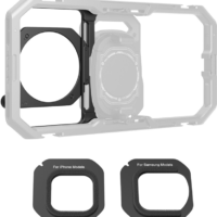 SmallRig 5277 67mm threaded filter adapter with removable shades for smartphone frame