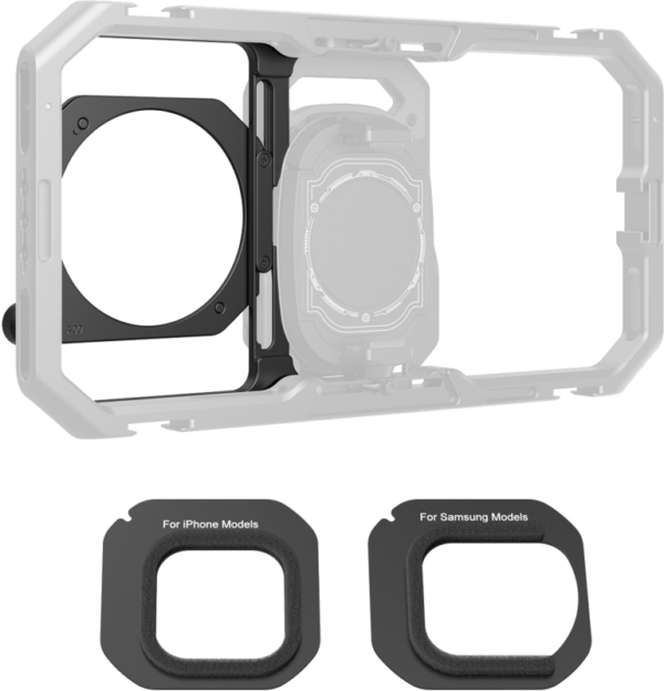 SmallRig 5277 67mm threaded filter adapter with removable shades for smartphone frame