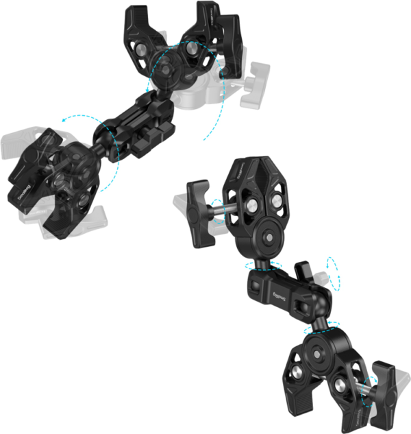 SmallRig 5453 Super Clamp (kaksoisliitin + Magic Arm)