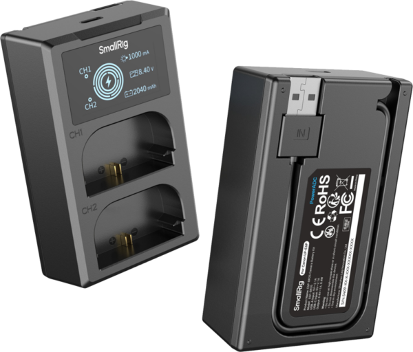 SmallRig 5409 battery and charger kit for Canon LP-E6P batteries