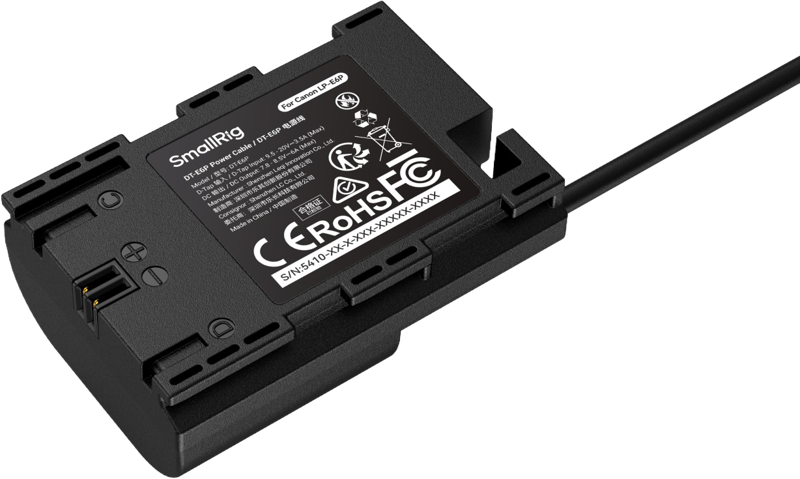 SmallRig 5410 D-Tap – LP-E6P Virtakaapeli